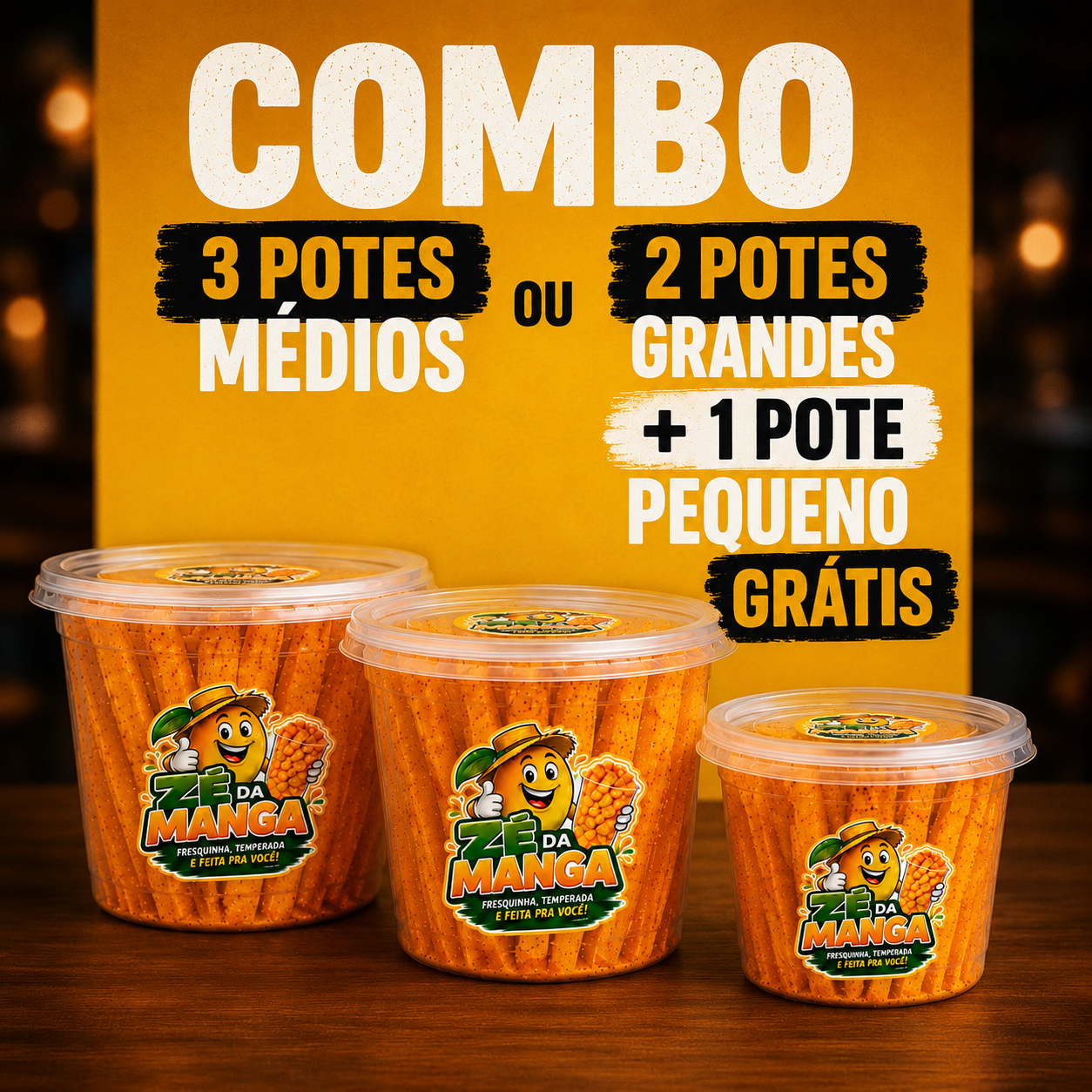 🥭 COMBO 1 - Leve Mais, Pague Menos